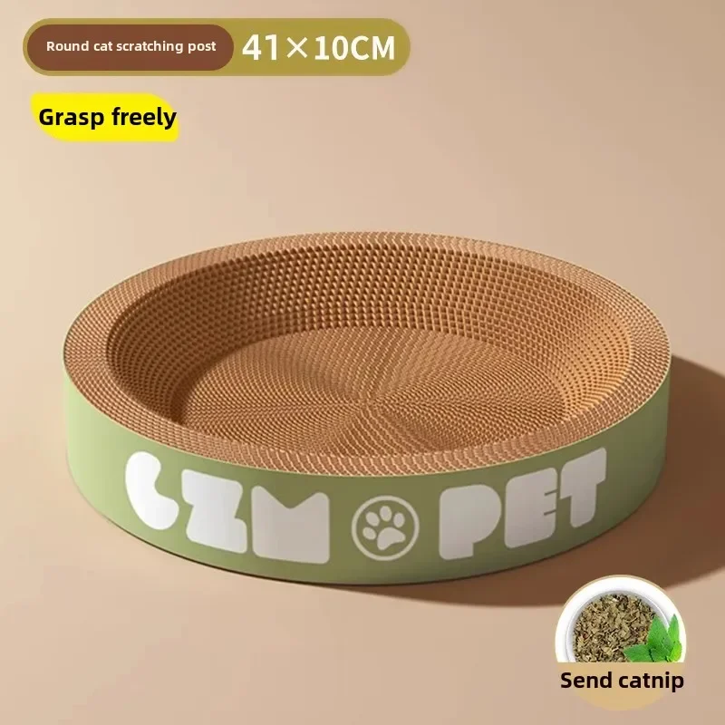 The cat scratching board is integrated, wear-resistant and can't scratch off crumbs, extra large.