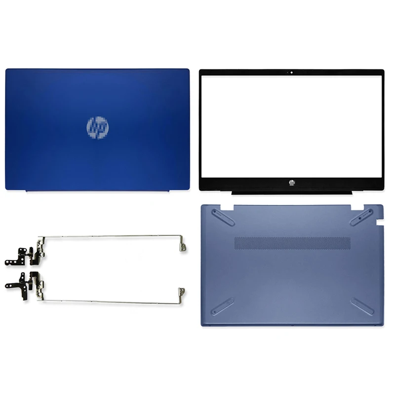 

NEW Top Back Case For HP Pavilion 15-CW 15-CS TPN-Q208 Laptop LCD Back Cover/Hinges/Front Bezel/Bottom Case Rear Lid Case Blue