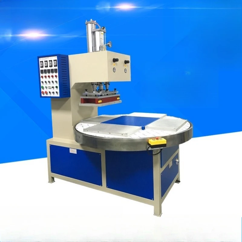 Four-station disc automatic hot press lithium battery insulation sheet hot press forming high-frequency heat closing machine