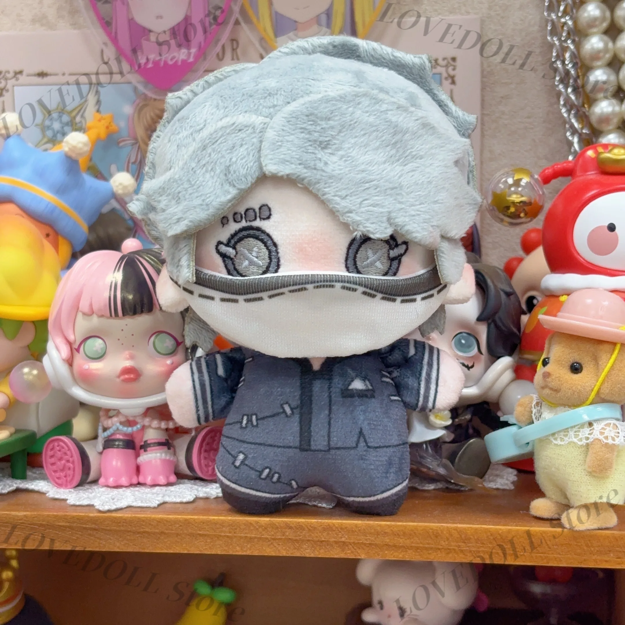 

Игра Identity V Бальзамировщик Эзоп Карл Очаровательные игрушки 10 см Косплей Мягкий рюкзак Подвеска Плюшевая кукла Брелок Подарок