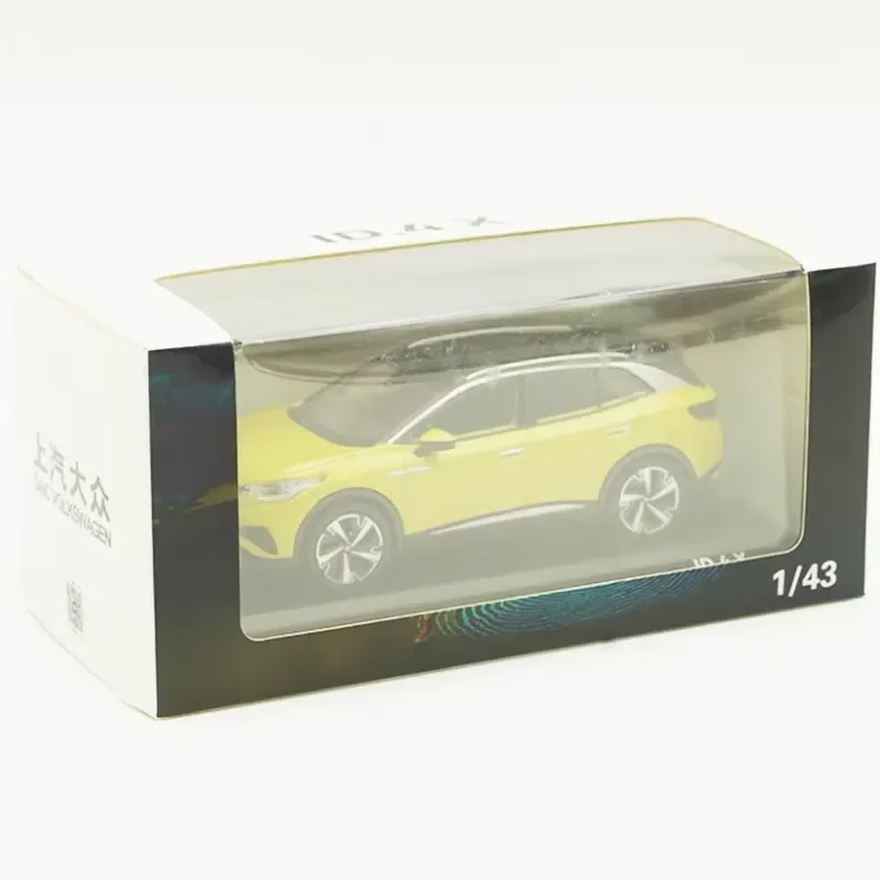 for ID.4X 1:43 Diecast Alloy SUV Model Realistic Simulation Static Display Collectible Gift Toy