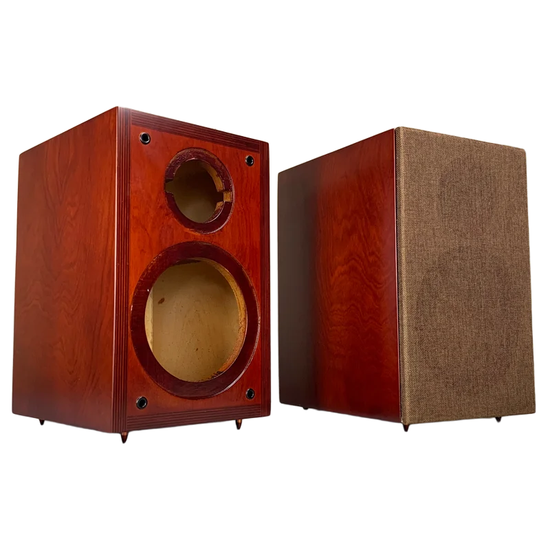 

Craftsmen Customized One Pair 8 Inch Two-Way Minima Empty Birch Plywood Speaker Cabinet Box Vintage Classic Loudspeaker HIFI DIY