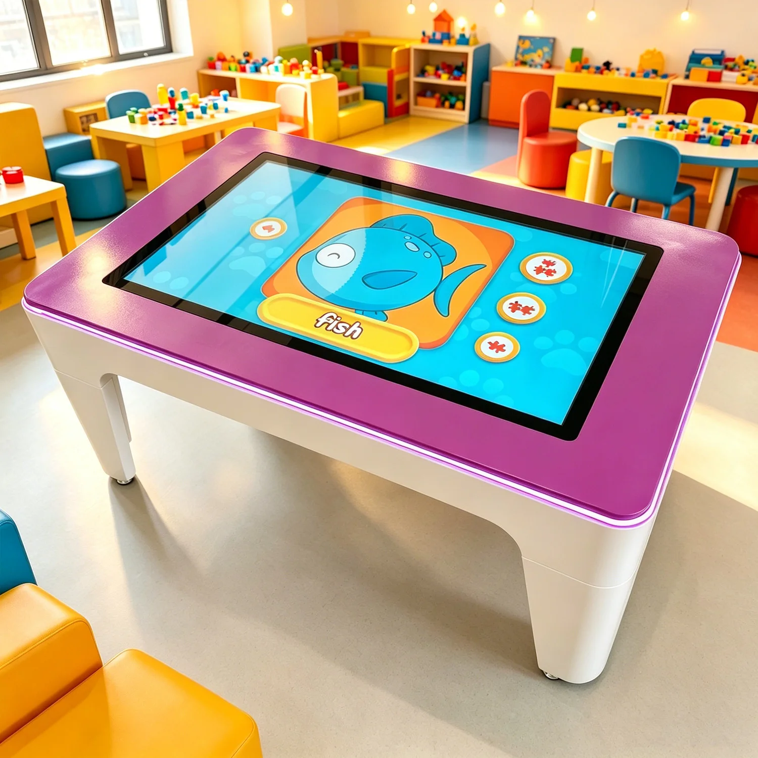 32 Inch Touch Screen Table Digital GameBoard Game Table With Removable Top Suitable For Children's Games