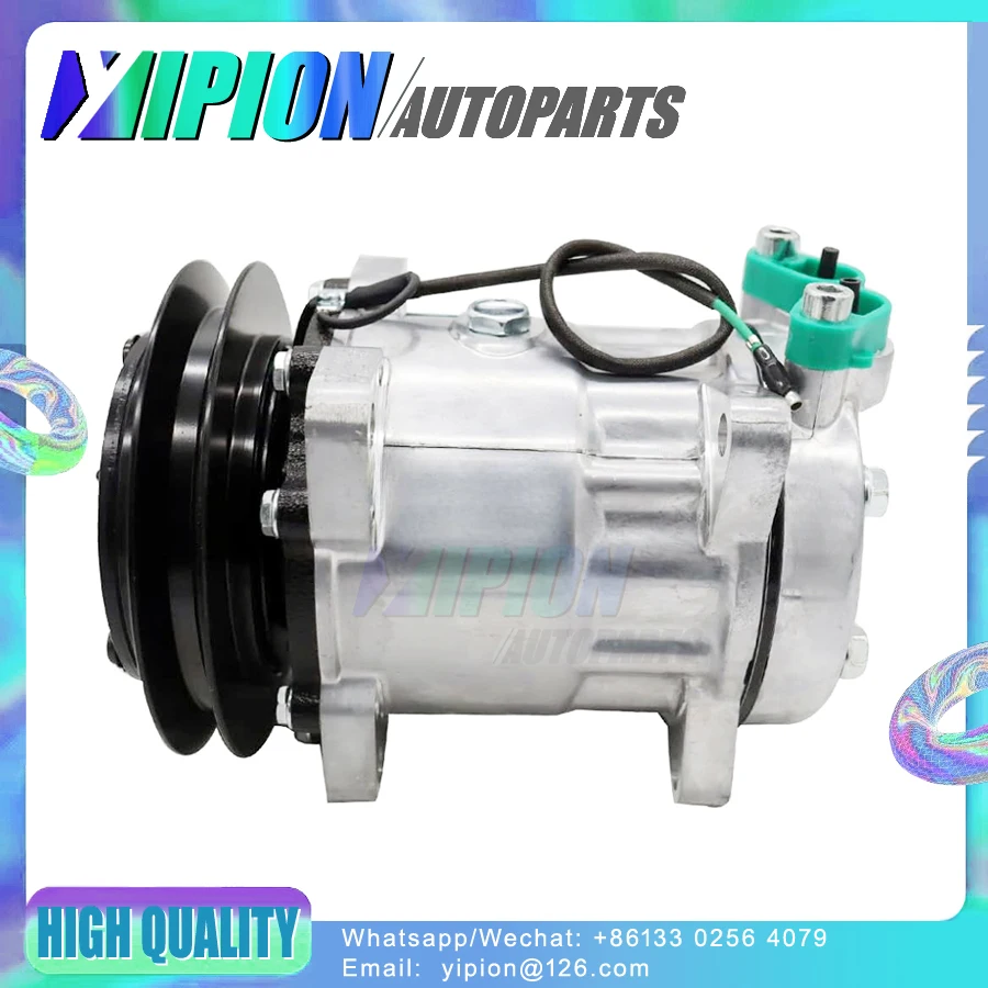 

7120-8019 71208019 Компрессор переменного тока SD7H15 для системы кондиционирования воздуха Mitsubishi Kobelco Kato Komatus Fuso