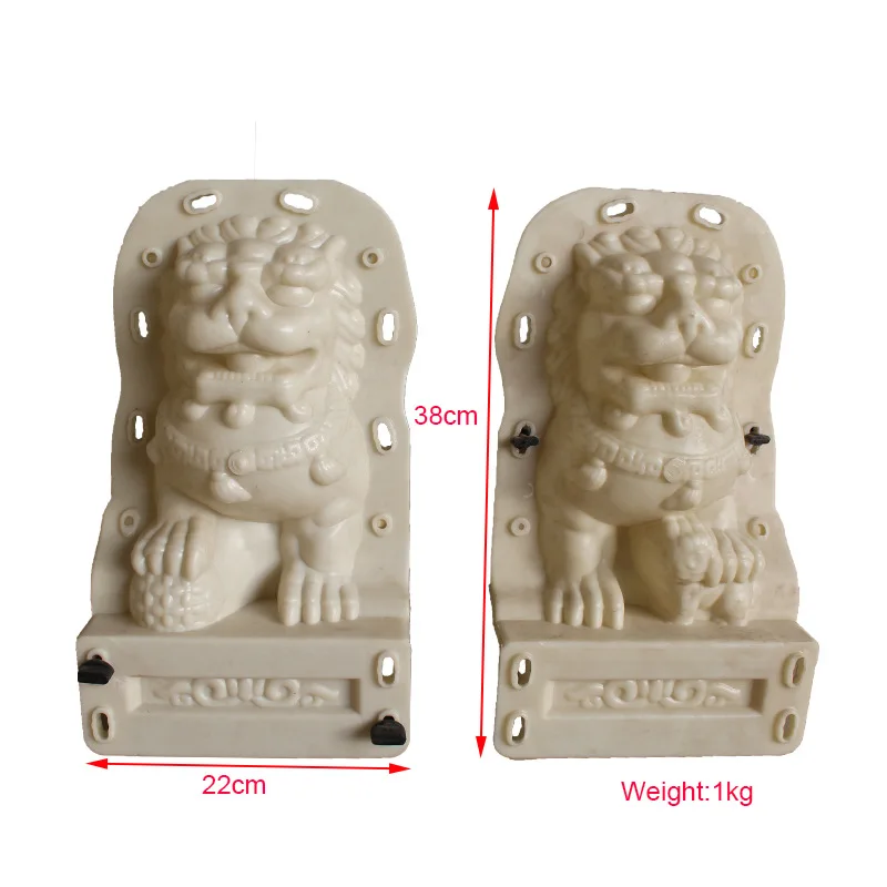 

Cement cast-in-place European-style building against lion plastic formwork railing ornament Little lion Roman column mold