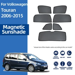 For Volkswagen VW Touran 1T 2003-2015 Magnetic Car Sunshade Shield Front Windshield Rear Side Window Sun Shade Visor Curtain