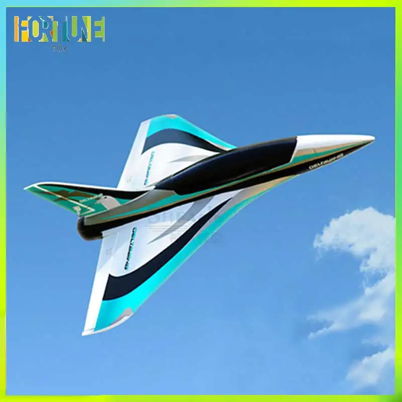 

Высокоскоростной радиоуправляемый самолет с треугольным крылом и канальным двигателем 50 мм, 11 лопастей