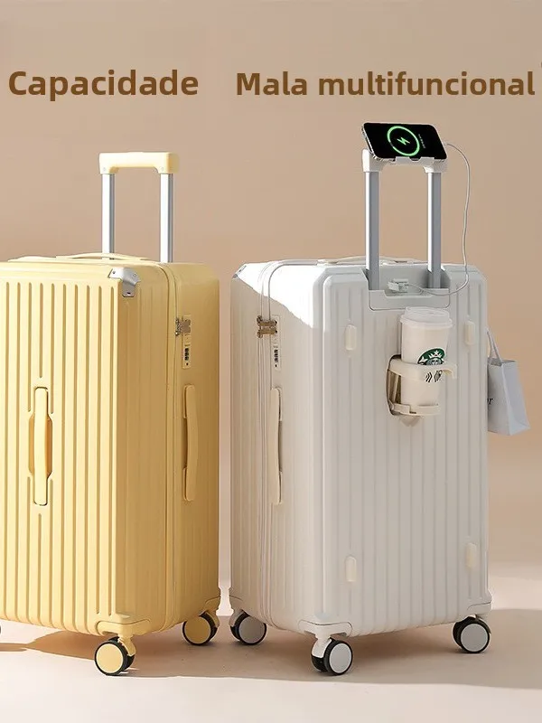 large-capacity-thickened-aluminum-frame-luggage-bag-women's-travel-suitcase-carry-on-bag-20-inches-fashionable-casual-backpac