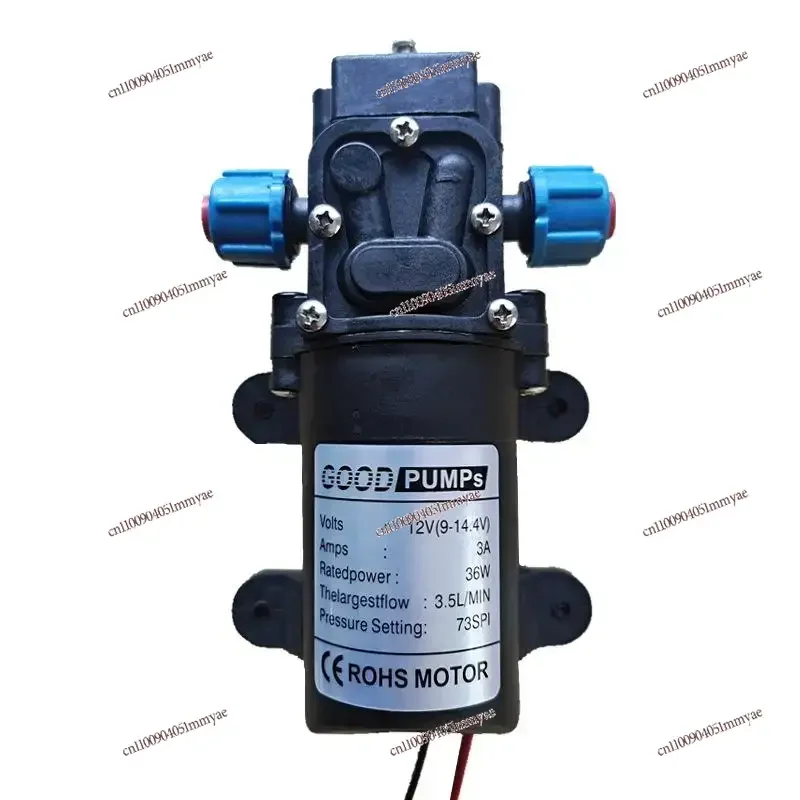 

12V 60W Quarter Dc Self-Priming Spray Pump Pressure Increase Return Diaphragm Pump Pump