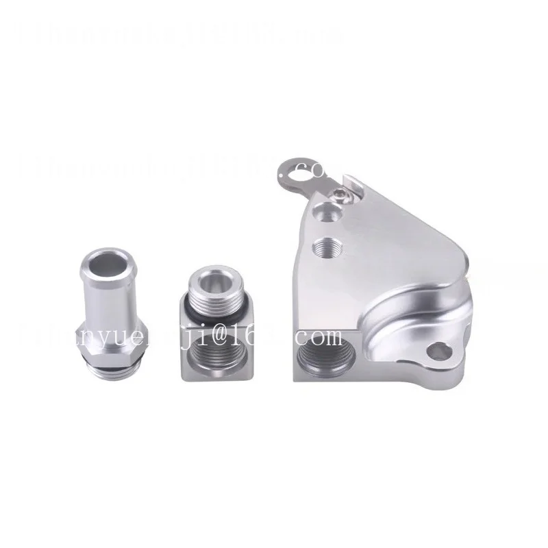 Intake Manifold Adapter Kit ,for K20 to K24 Engine Swap Adapter with Integrated Coolant Port, Aluminum CNC Machined