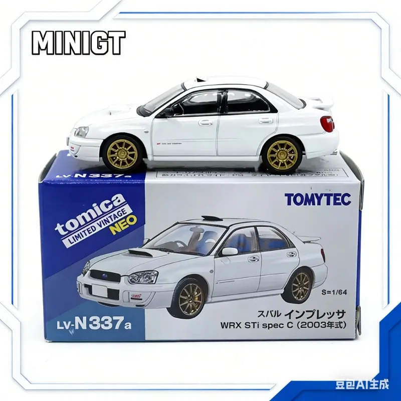 

TOMYTEC Multi-Meca 1:64 TLV-N337a Subaru Impreza WRX STI, коллекционная статическая модель из сплава для взрослых коллекционеров