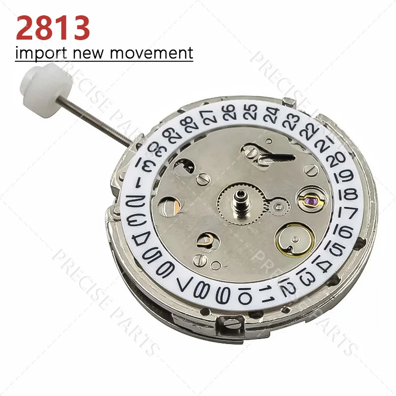 China's New Pearl 2813 8215 8205 Movement Single Calendar Automatic Mechanical Movement Red Wheel Watch Mouvement Accessories