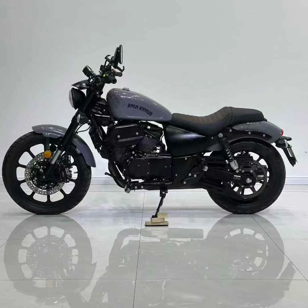 ZUIMI Yiqi V8 250cc V Twin Oil Cooled Cruiser Motorcycle ABS Belt Drive