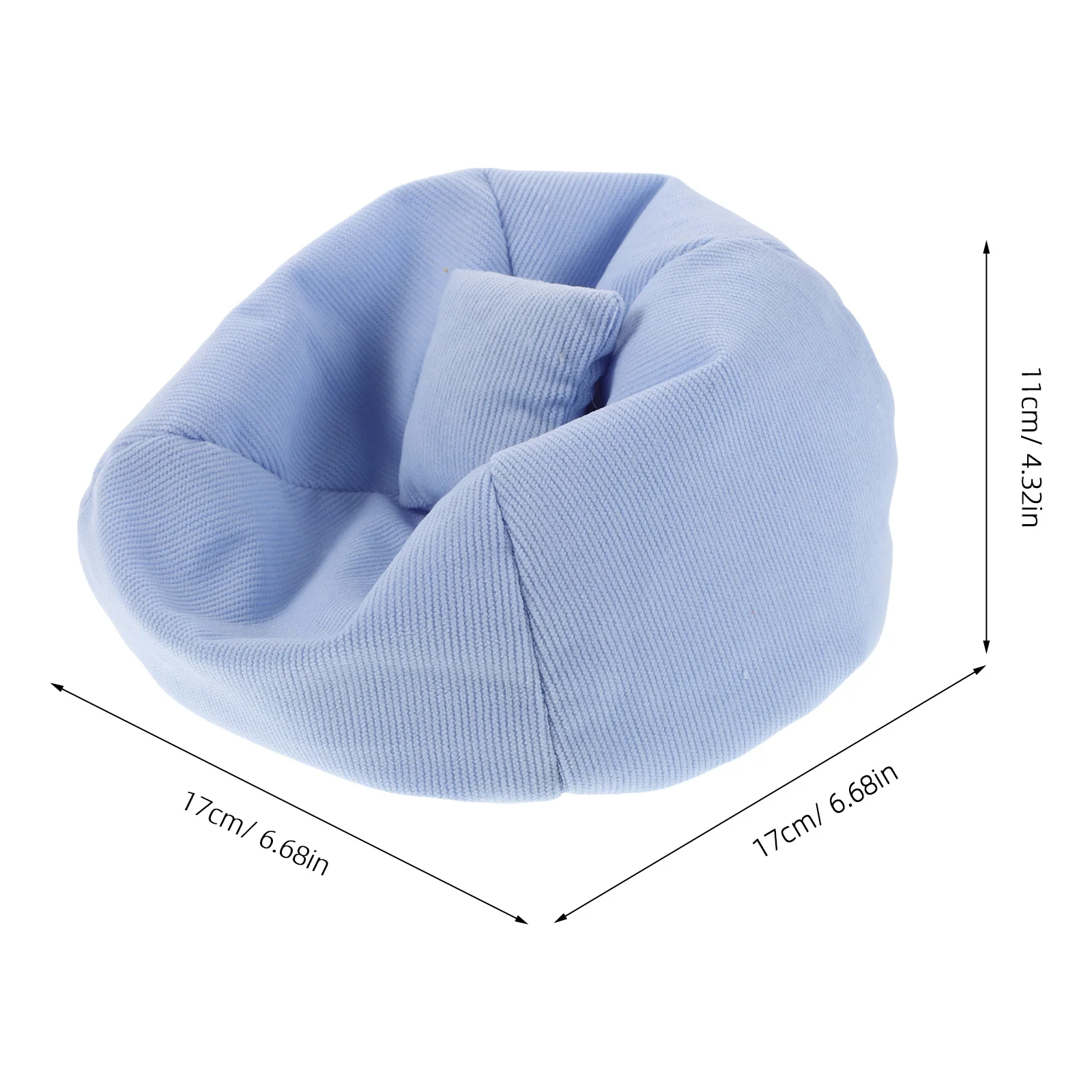 Base de canapé paresseux, 1 pièce, Mini canapé rempli de mousse souple pour tableau de bord de voiture, présentoir d'étagère de bureau, accessoire de décoration de meubles miniatures mignons