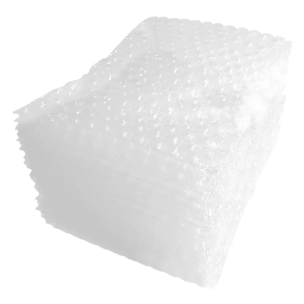 Sac à bulles à Double paroi, 100 pièces, coussin de protection Transparent, grandes pochettes transparentes, emballage pour l'expédition, stockage mobile