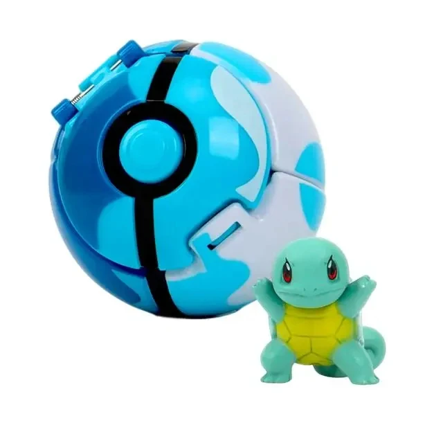 Pokeball Pokemon Beeldje Elf Bal Anime Figuur Cartoons Pikachu Charizard Pocket Monster Huisdier Anime Action Model Speelgoed Kinderen Geschenken - afbeelding 1