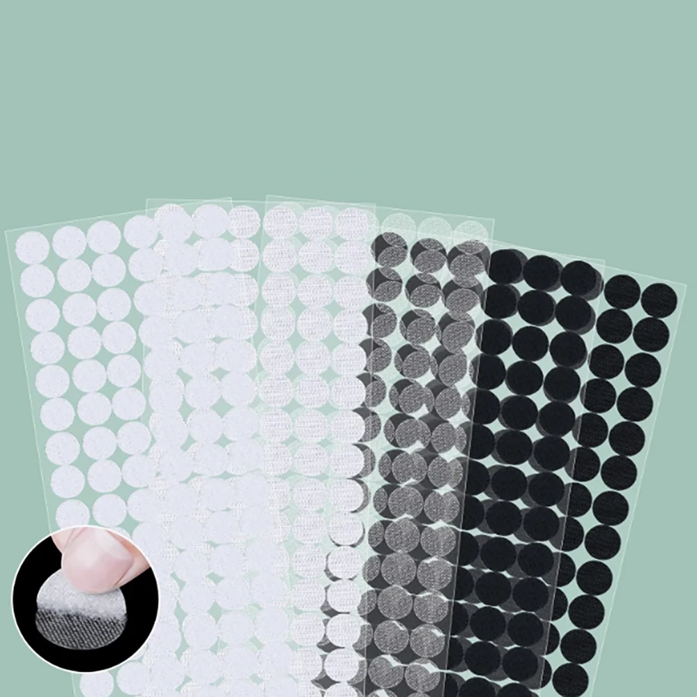 

Strong Self-Adhesive Clothing Shoes Curtains Adhesive Strips Burrs Self-Adhesive Tape Female Buckle Round/Square