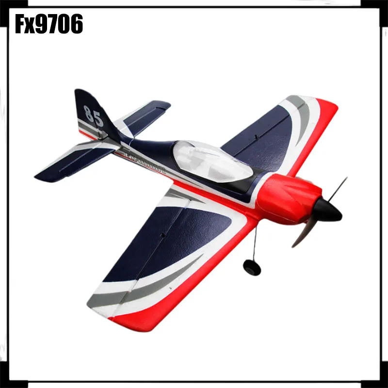 2024 New Fx9706 Remote Control Aircraft Five-Channel Red Bull Fighter Fixed Wing Model Foam Remote Control Aircraft Toy Gift