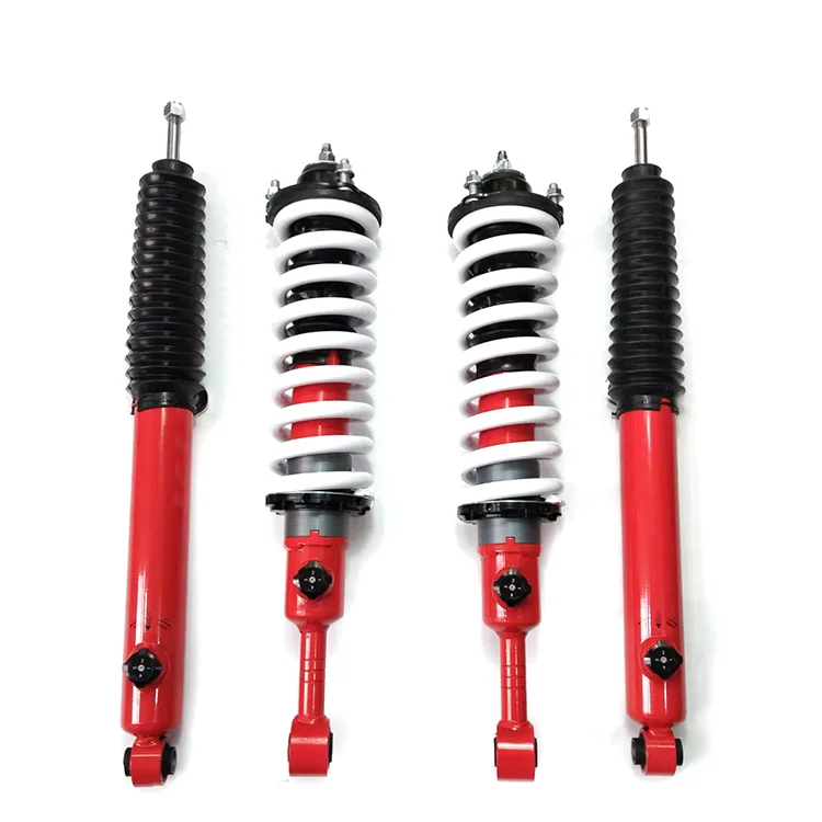 Oil Damper, 58MM Compression Adjustable 6 - Stage Red, High - Quality Shock Absorber For Front And Rear