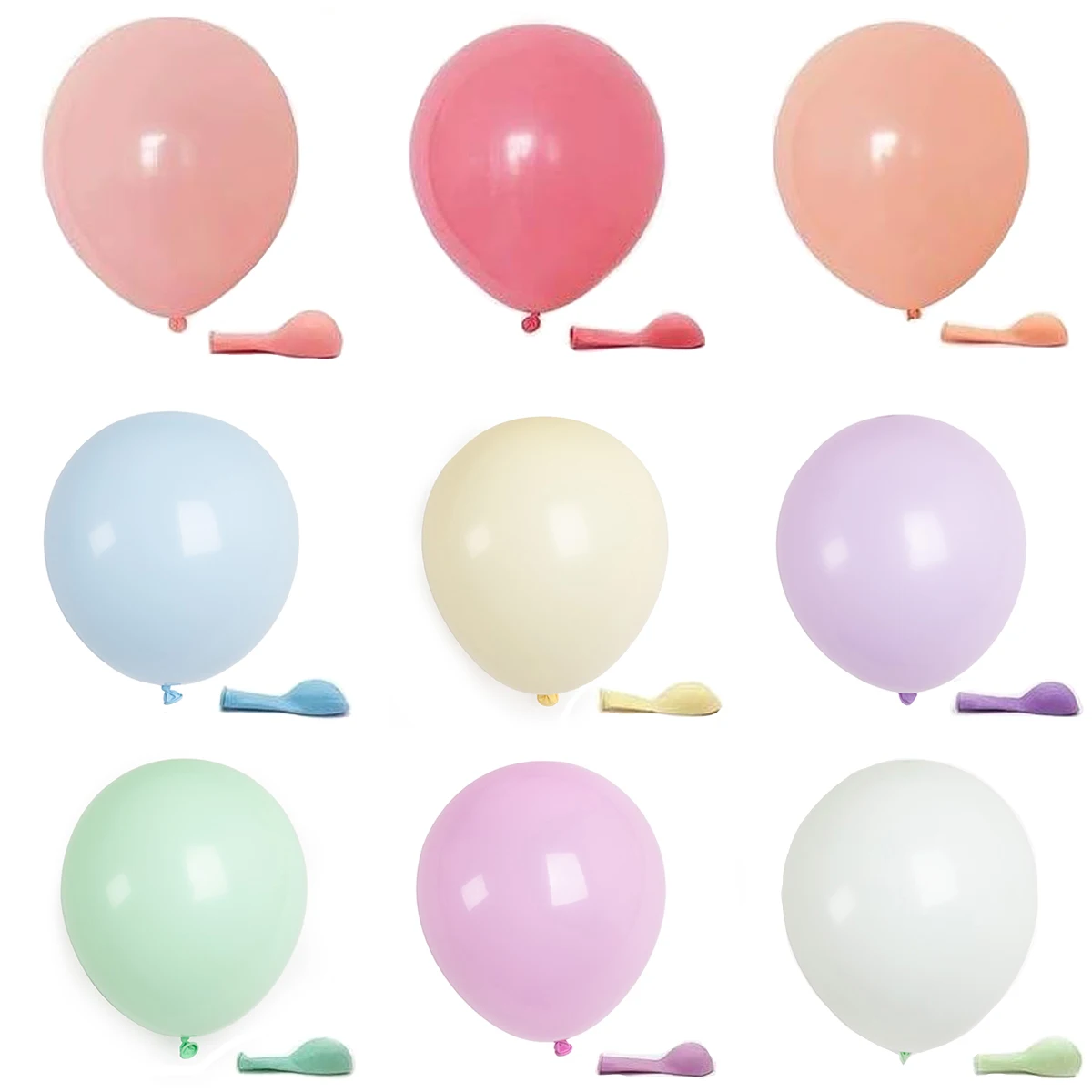 Globos Pastel de 5/10/12 pulgadas, macarrón rosa y azul, globos de látex, dulces, globos de cumpleaños para Baby Shower, decoración del banquete de boda