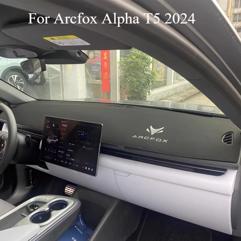 

Коврик для солнцезащитного козырька для приборной панели Arcfox Alpha T5 2024, кожаный чехол для приборной панели с защитой от УФ-лучей, защита приборной панели