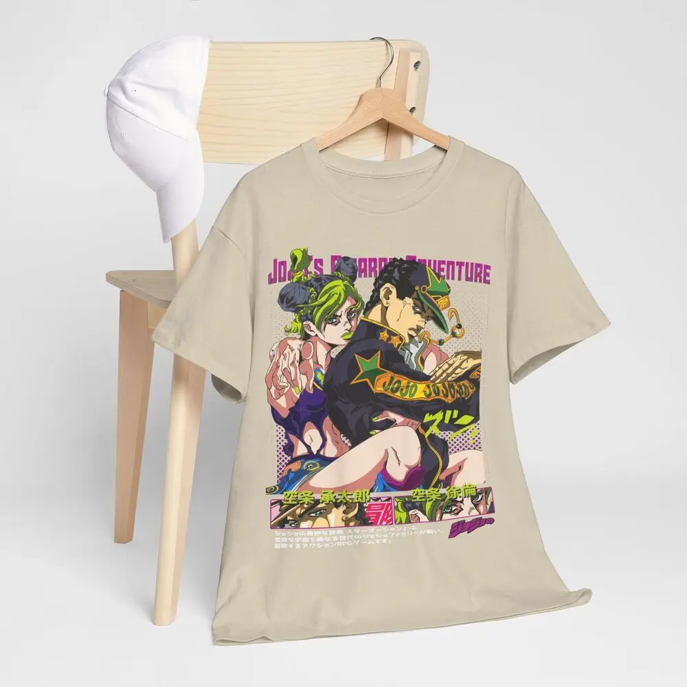 Jojo's Bizarre Adventure T-shirt Anime Manga Graphic Design Shirt Tee All Size