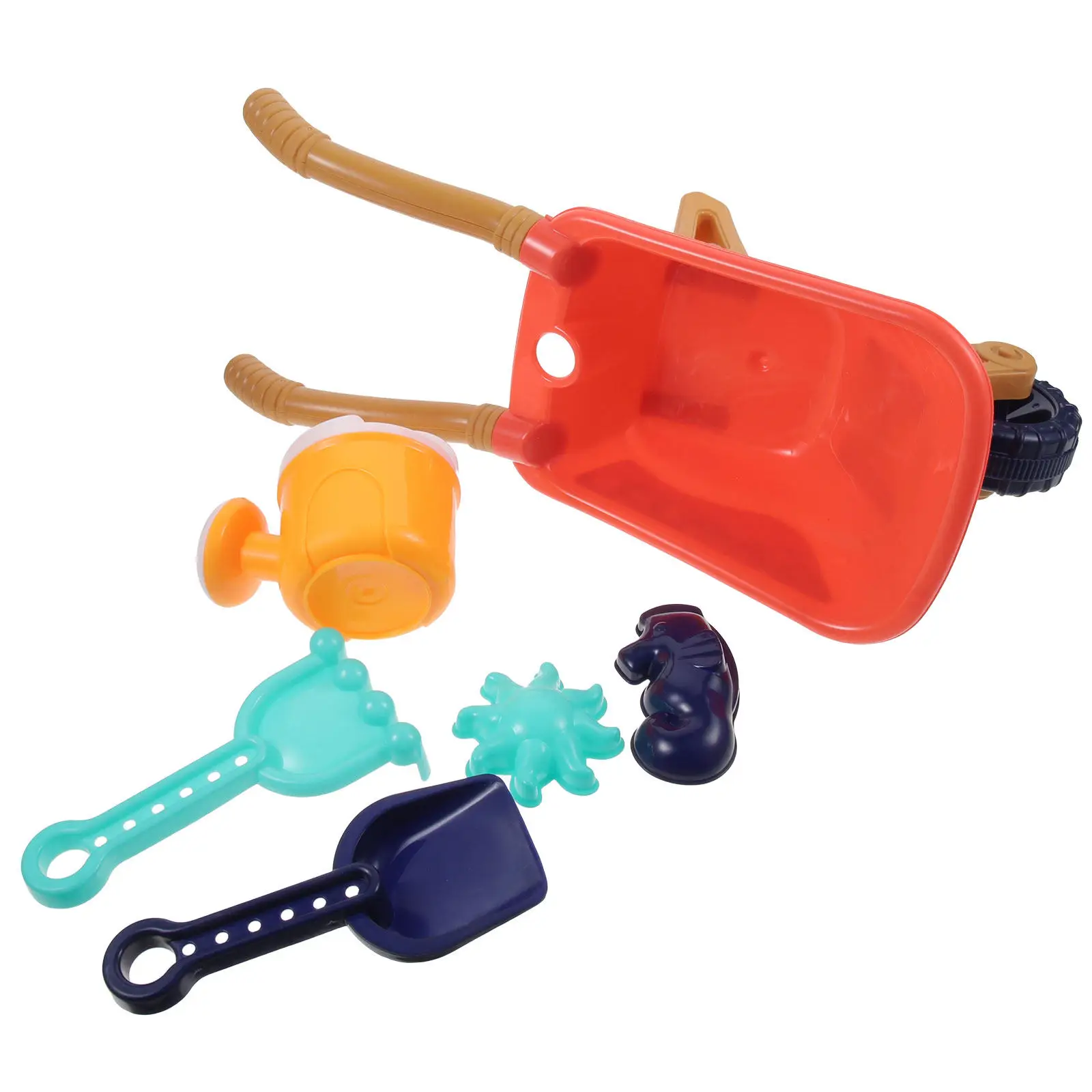 1Set Beach Pushcart Playset Kids Summer Seaside Fun Creative Lightweight Durable Sand Games Child Beach Toy Kid Sand Toy