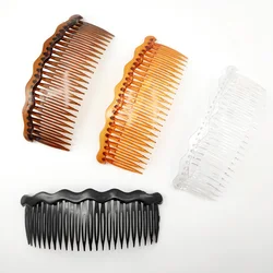 24 Teeth Wavy Plastic Hair Comb Clips Women Bangs Side Hairpins Headdress Headwear Hair Styling Accessories