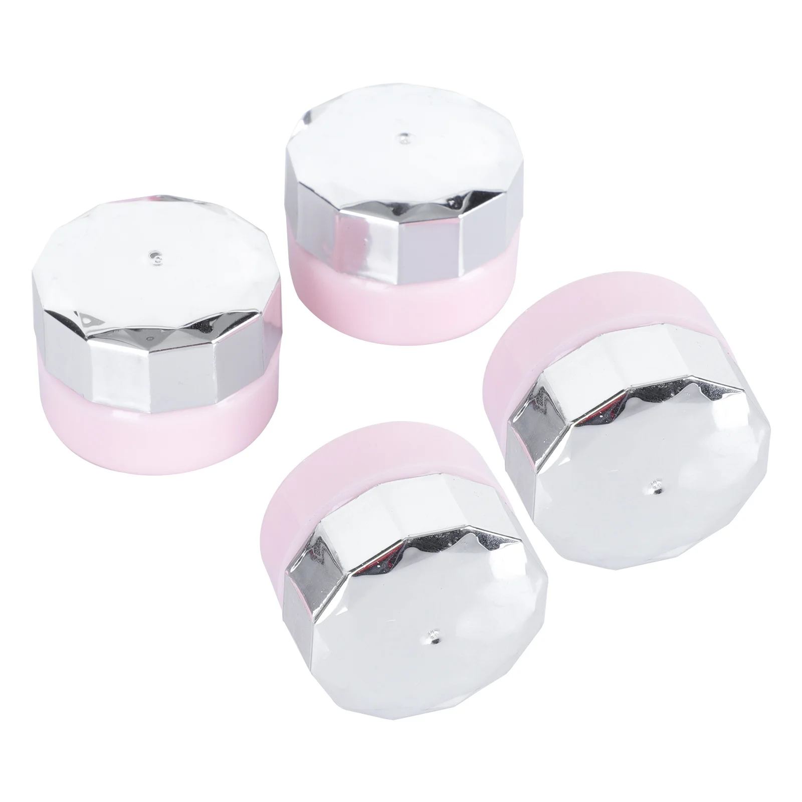 4Pcs Nagellack Gel Flasche Leere Nagel Kleber Behälter Creme Lotion Reise Tragbare Wiederverwendbare Kunststoff Gläser