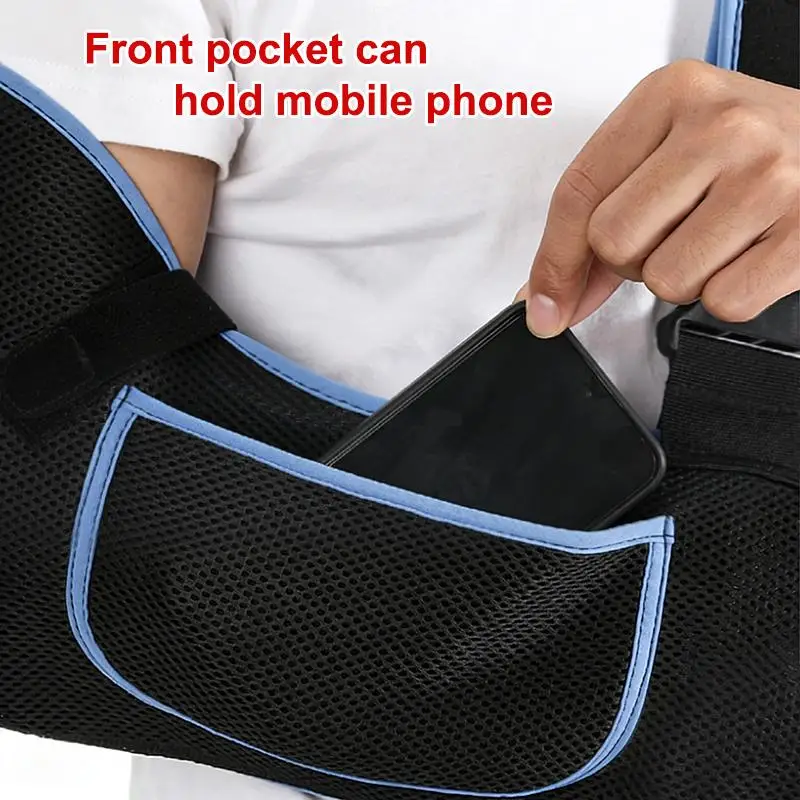 

Adjustable Orthopedic Arm Sling Breathable Support Strap for Adult Child Shoulder Immobilization Post Surgery Injury