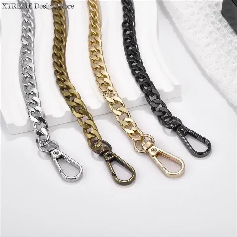 Metalowy aluminiowy łańcuszek do torby Części zamienne Akcesoria do ręcznie tkanej torebki na ramię DIY Ręcznie robione odpinane paski
