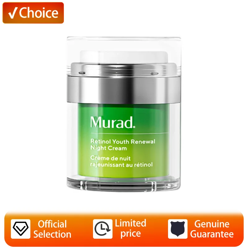 Murad regurgence crema de noche de renovación juvenil, hidratante, reafirmante, antiarrugas, envejecimiento temprano y nutritivo, 50ml