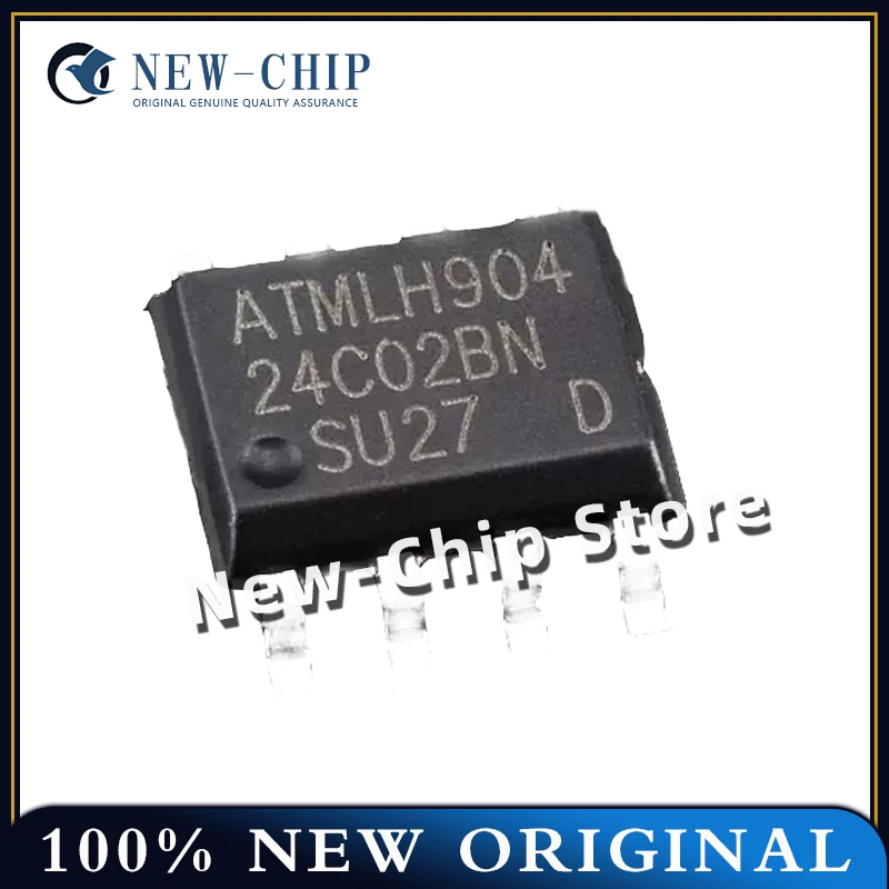 10PCS-200PCS/LOT  AT24C02C-SSHM-T  SOP-8  Memory EEPROM serial port patch  New Original