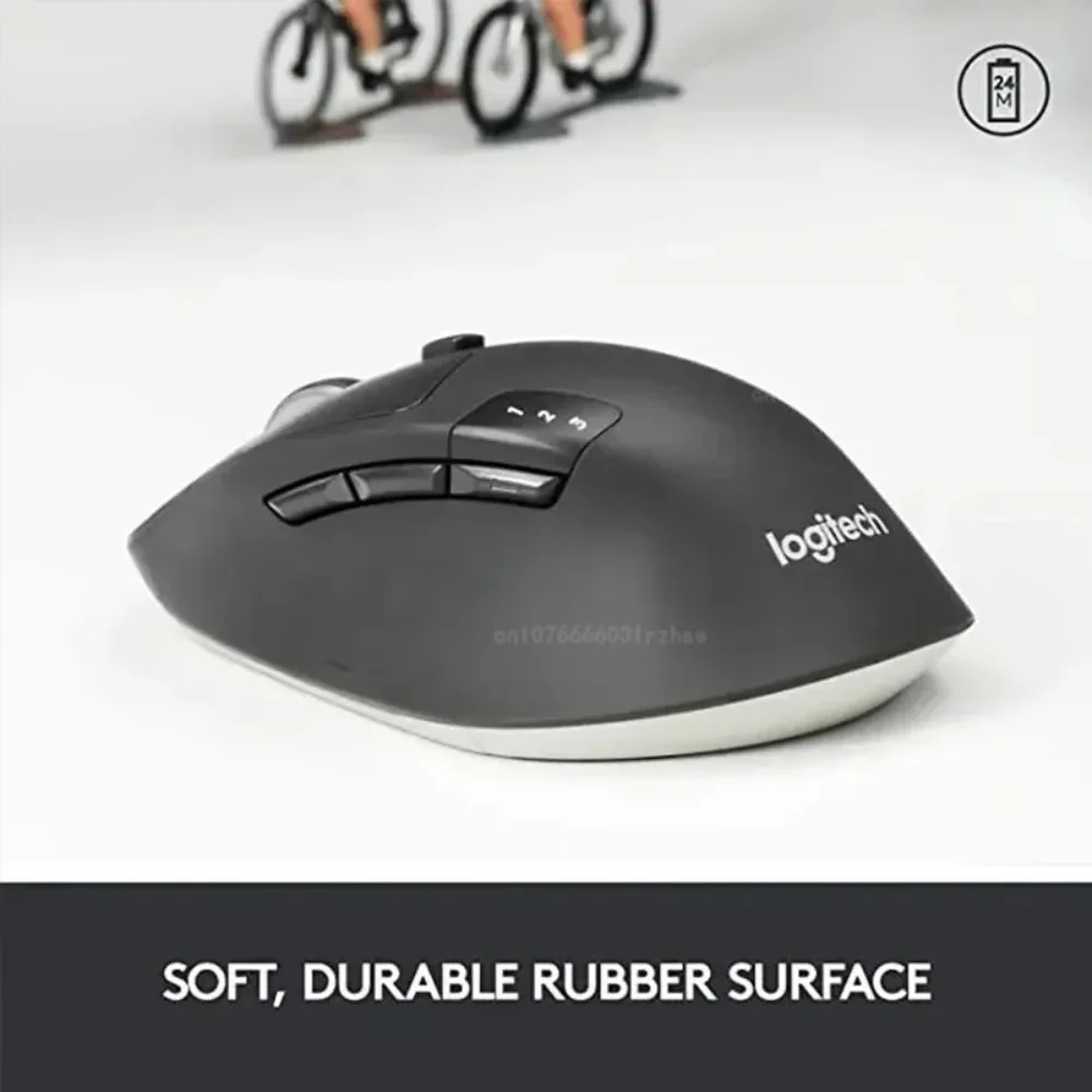

Logitech M720 Triathlon Multi-Device Wireless Mouse Bluetooth USB Unifying Receiver 1000 DPI 8 Buttons For Laptop PC Mac iPadOS