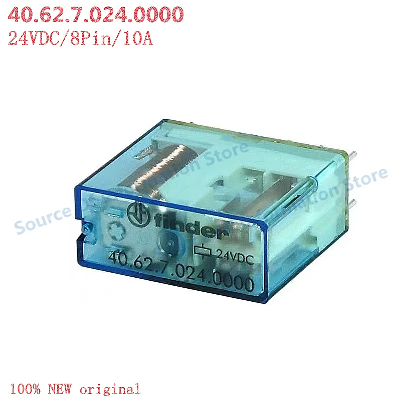 

40.62.7.024.0000 Finder Relay 24VDC 8-Pin 10A
