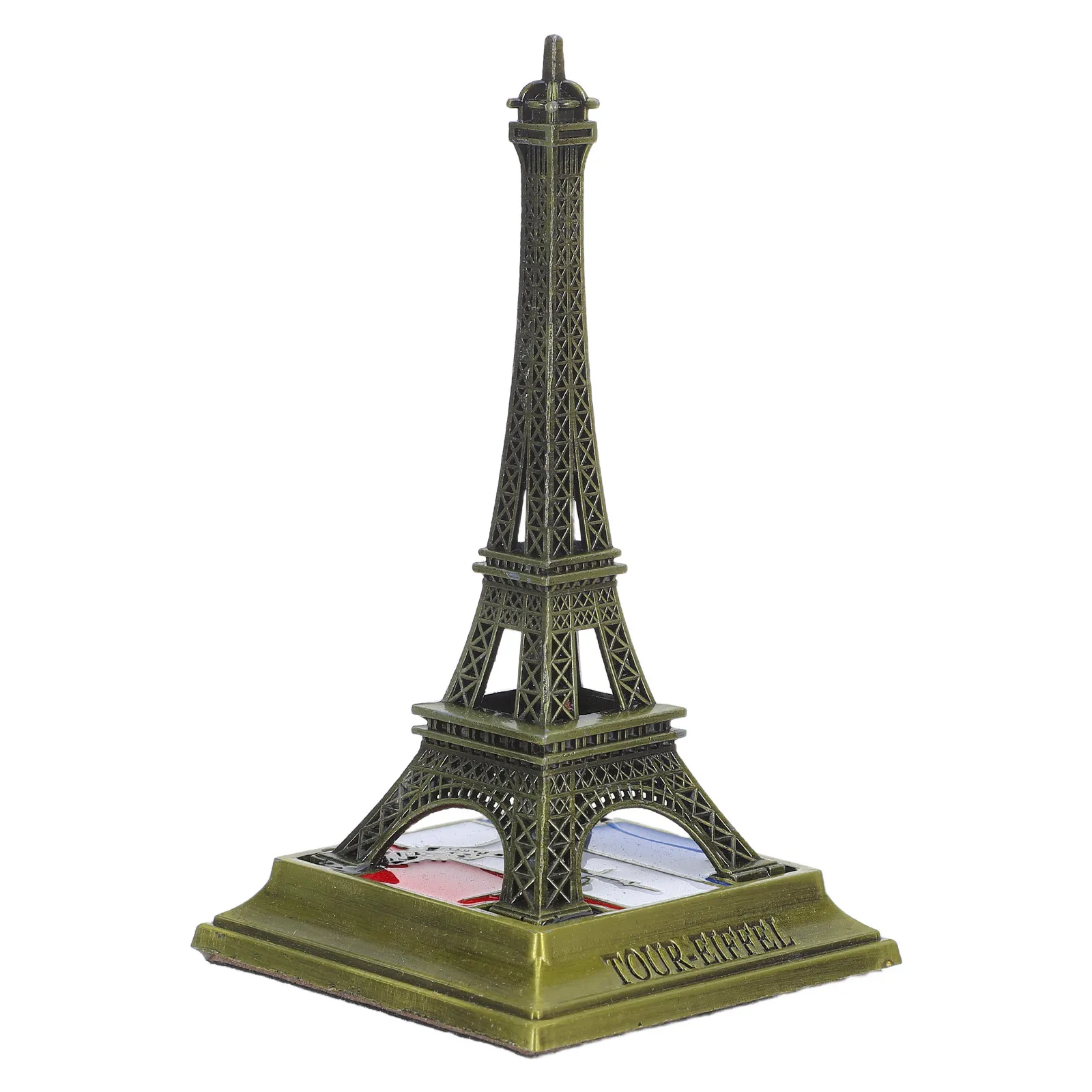 Eiffel Tower Metal Statue Decorative Mini Parisian Architecture Souvenir Ornament Party Centerpiece Desktop Accent