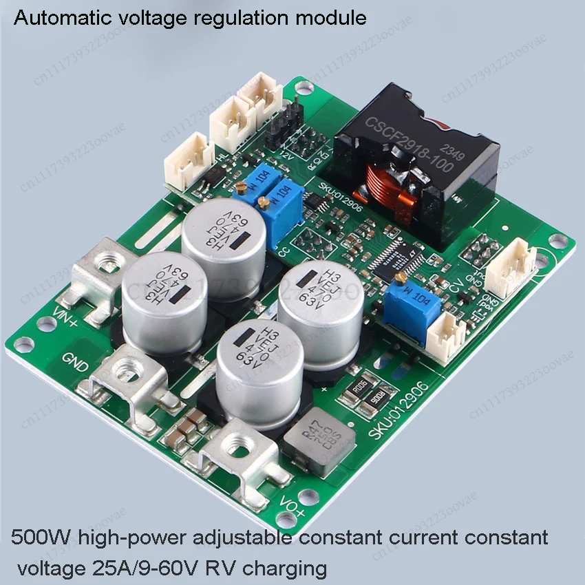 Df 500W DC Buck Converter 9-60V 25A Step Down Module Adjustable CV CC Voltage Regulator Automatic Power Supply For RV Car