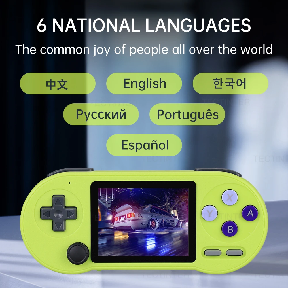 وحدة تحكم ألعاب فيديو محمولة صغيرة ، مشغل ألعاب محمول باليد ، شاشة IPS ، ألعاب مدمجة ، GBA ، MD ، Sega ، Dendy ، SF2000 ، 3"