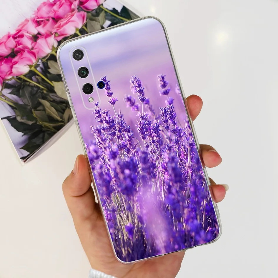 For Huawei Nova 5T Case YAL-L21 YAL-L61 YAL-L71 Silicone Cover Luxury Astronaut Butterfly Soft Phone Case For Honor 20 Pro Funda