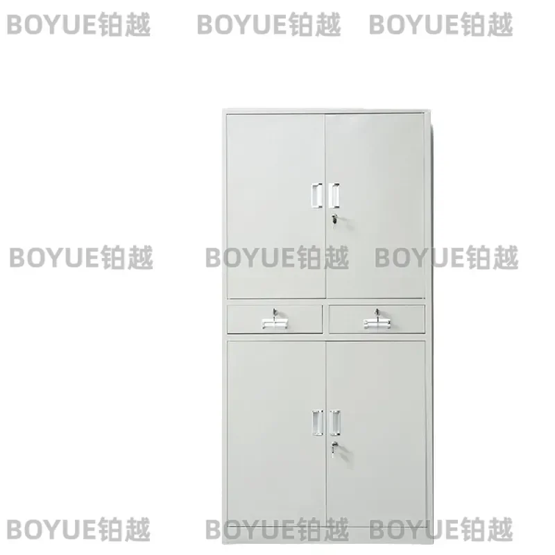 Metal File Cabinet with Drawers Steel Office Storage Organizer for Documents Accounting Certificates Data Two Bucket Iron
