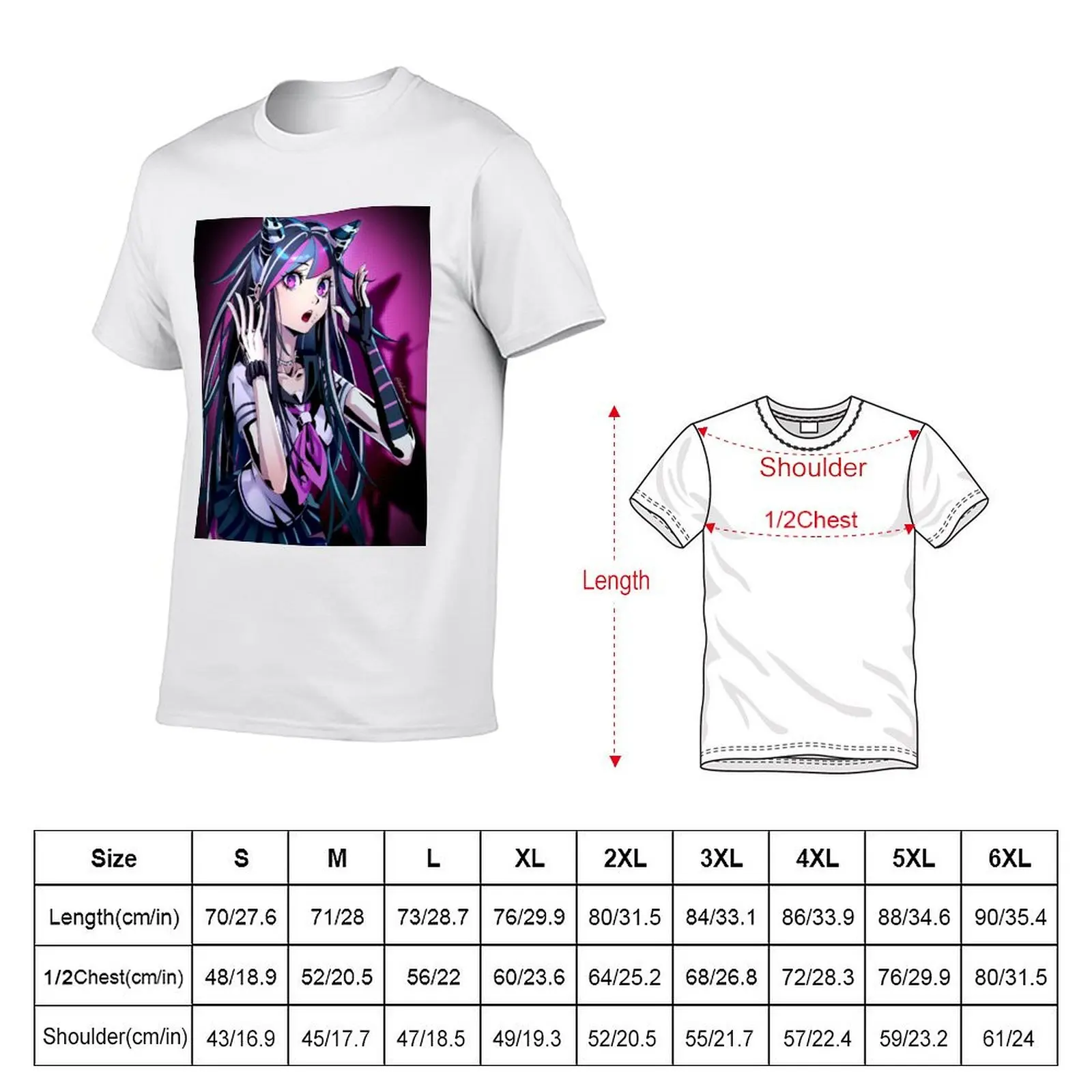 Ibuki Mioda T-Shirt t shirts for man cotton funny t shirts cotton man t shirt cotton T-shirt