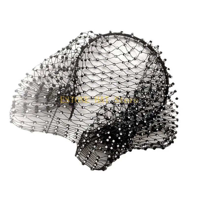 

49MF Creative Bridal Headwear Adjustable Net Veil HeadpieceFor Wedding Photo Props
