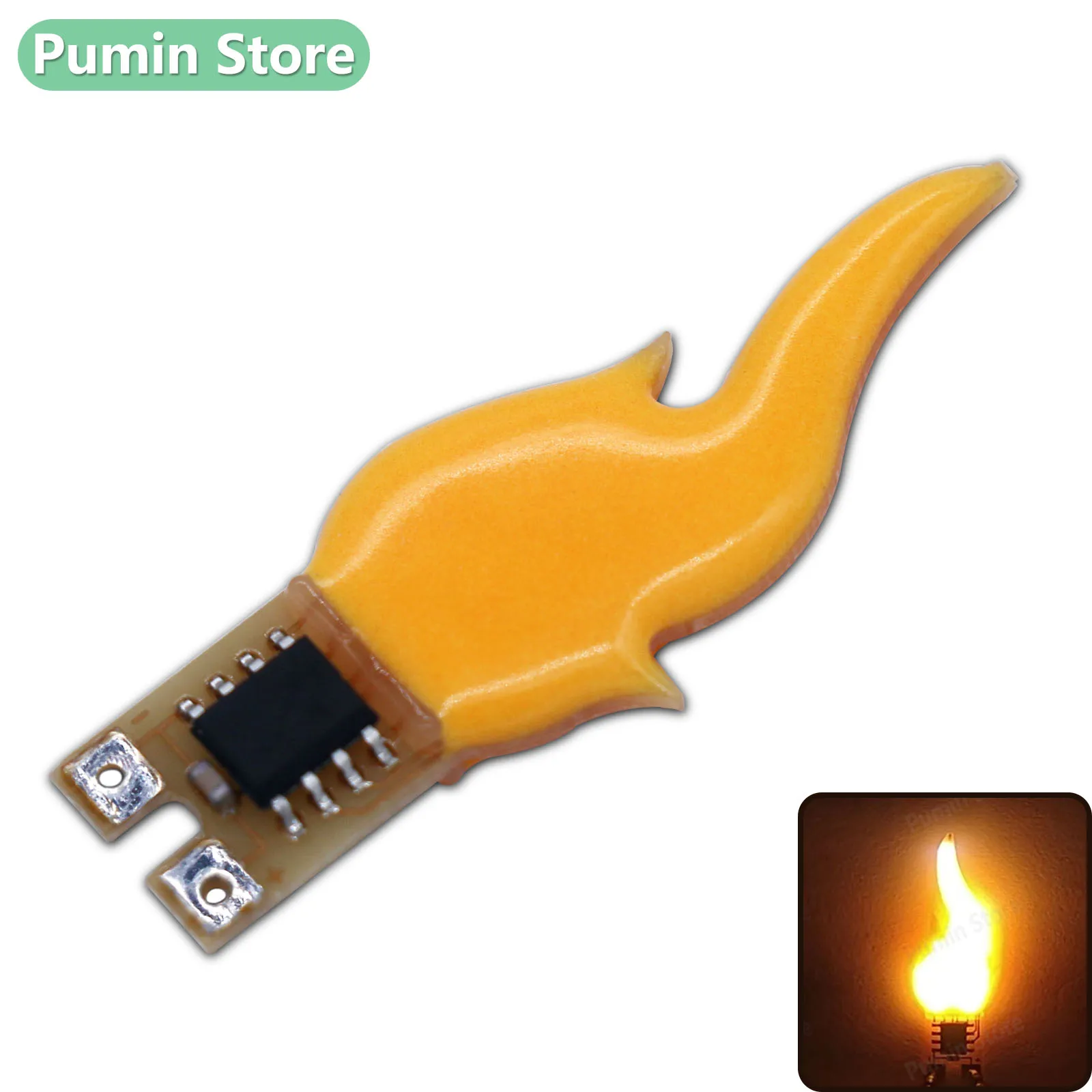 10-100pcs New LED Bead Candle Light Warm Yellow DC5V Bulb Can Be Made Into Various DIY Items Light Source Accessories Home use