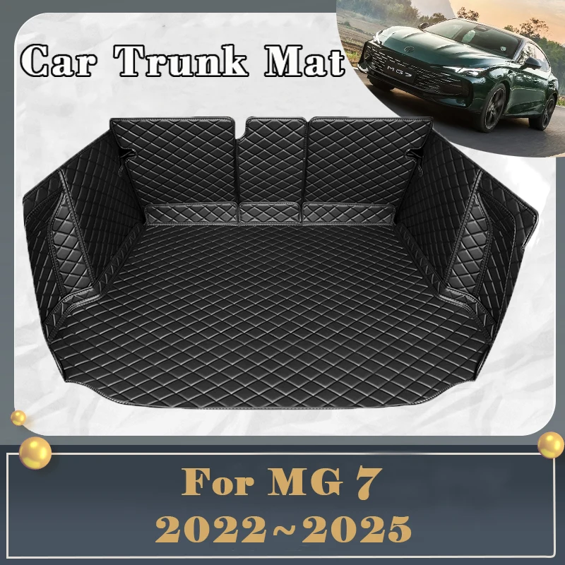 

Car Trunk Mat For MG7 II MG 7 MK2 2022 2023 2024 2025 Dirt-resistant Luxury Fully Trunk Mat Rear Cargo Tray Car Accessories