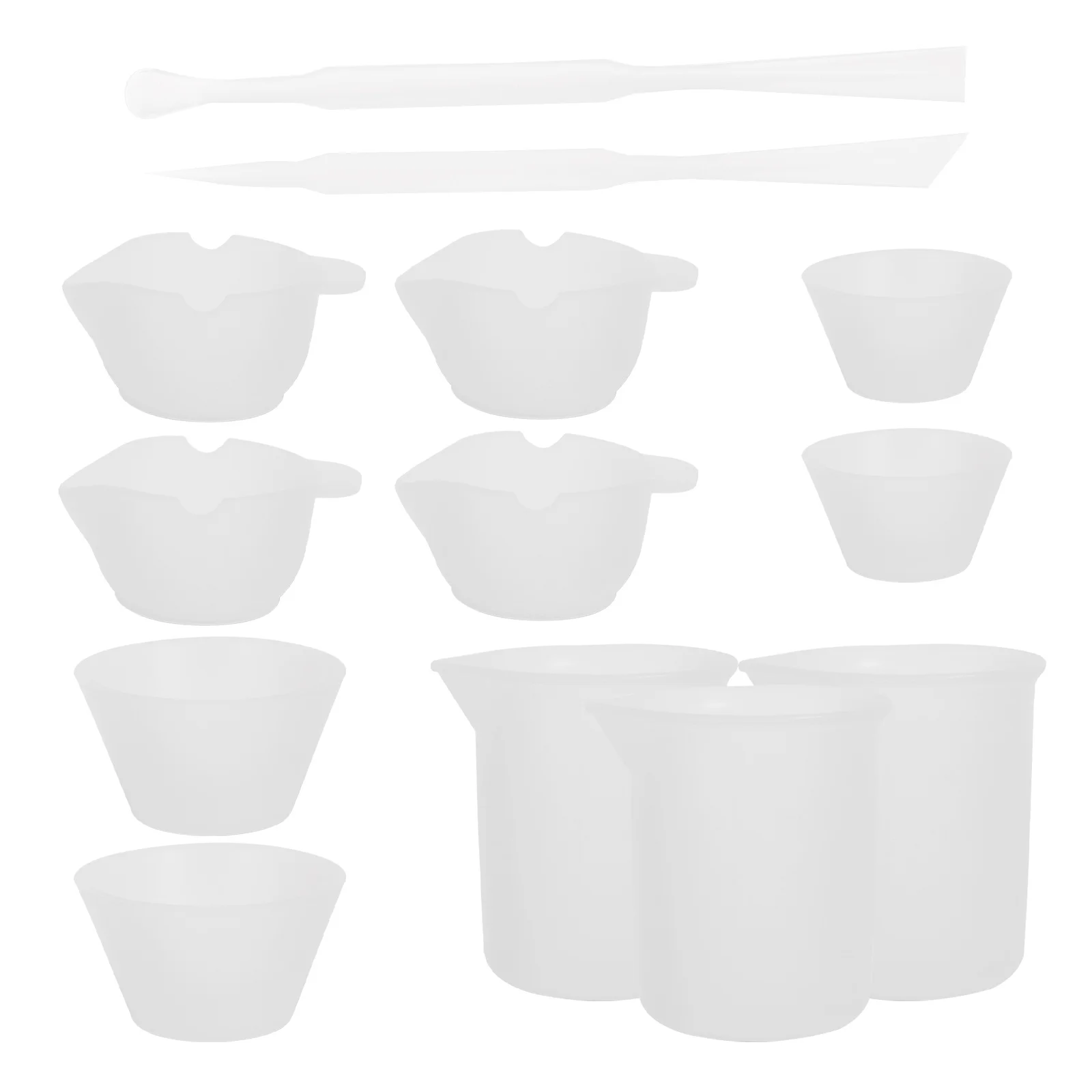 

Silicone Measuring Tool Kit 100ml Mixing Stir Pour Resin Reusable Measuring Cups Tool Friendly Jewelry Accessories Parts