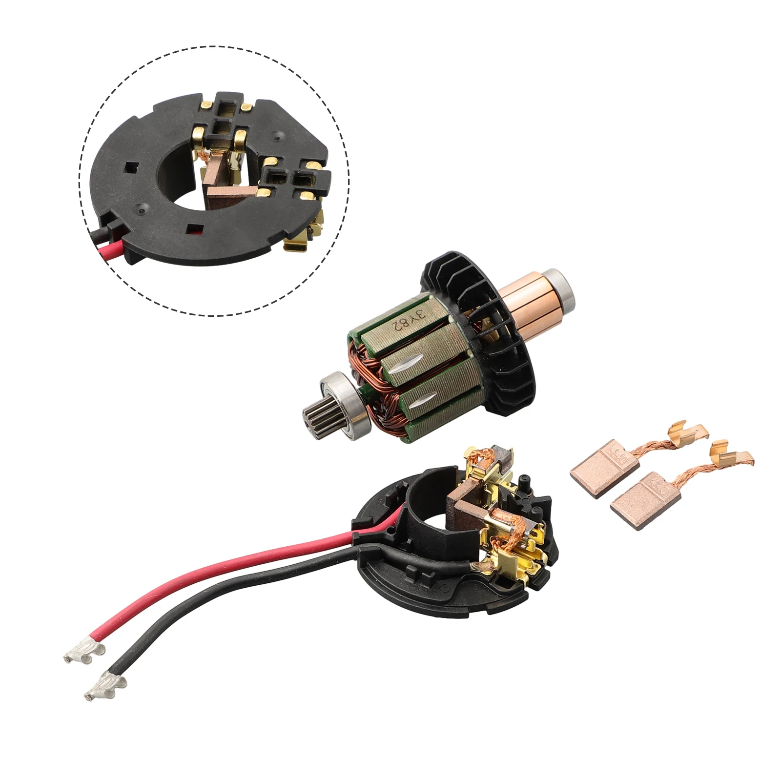 

Высококачественный, долговечный, практичный, абсолютно новый держатель угольных щеток с запасными аксессуарами для замены, для автомобильной арматуры