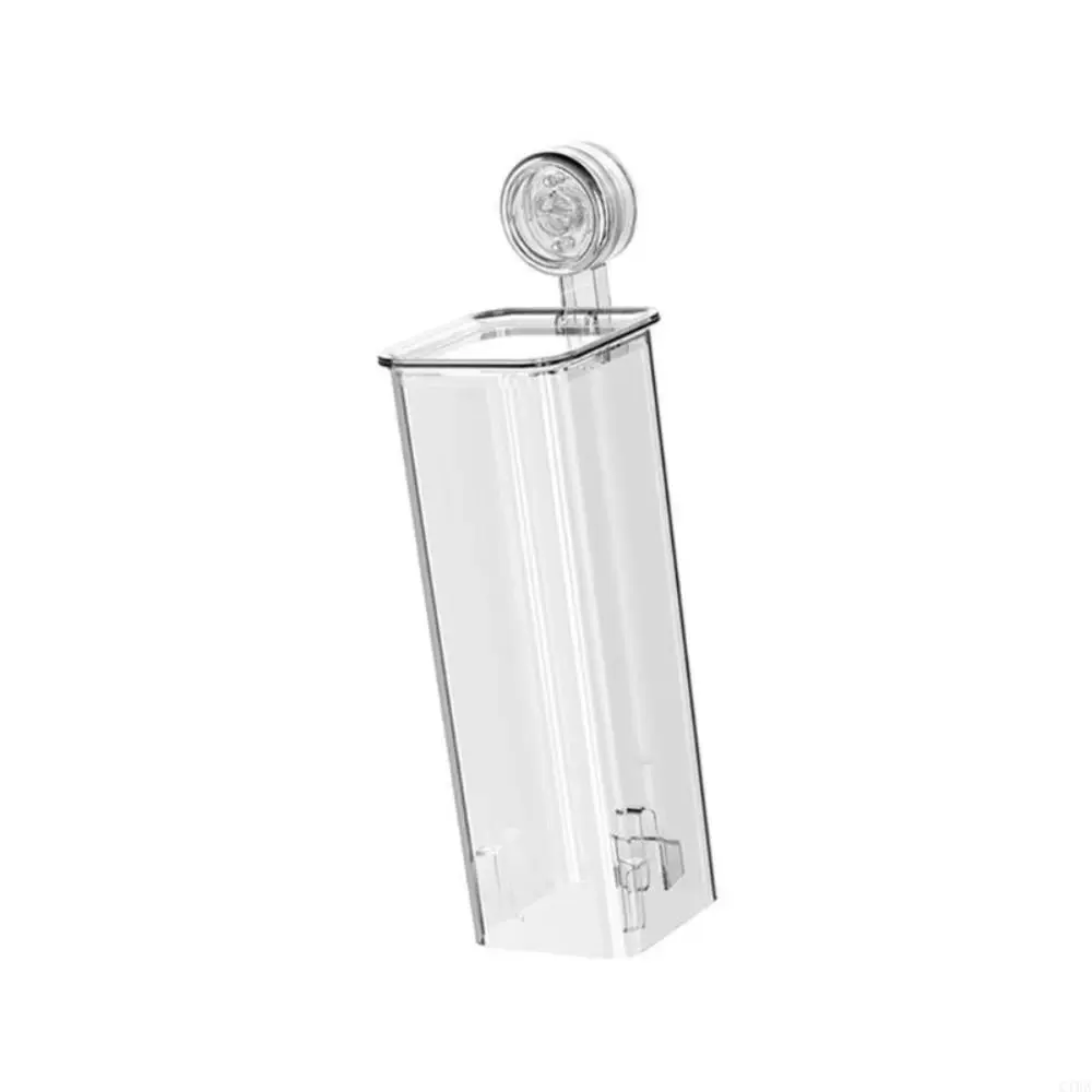 

Suction Cup Disposable Cup Dispenser Clear Design Wall-mounted Paper Cup Storage Rack Punch-free Dustproof Cup Picker Drinking