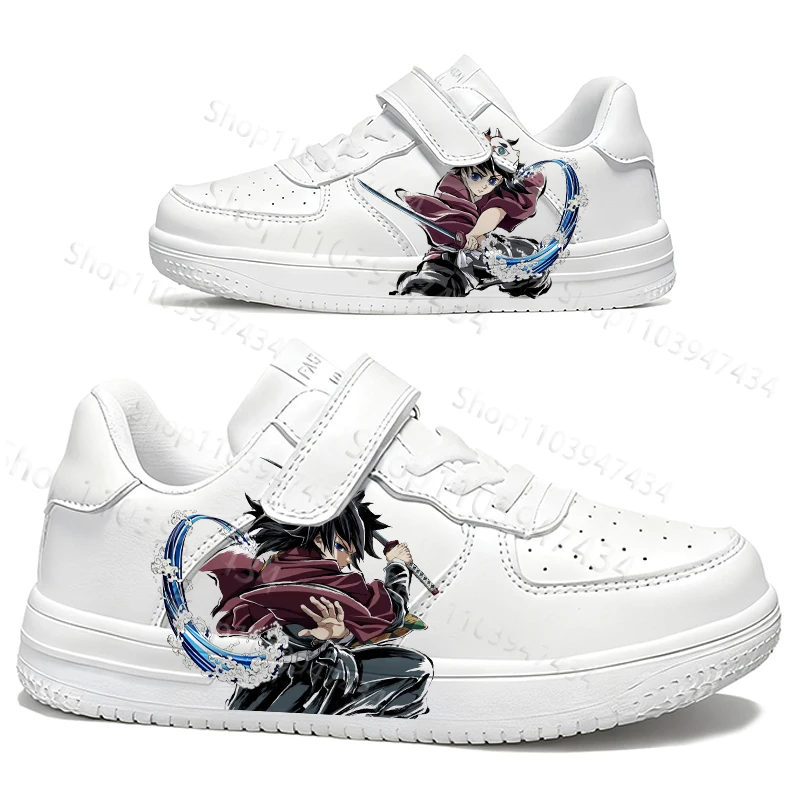

Ships in 24 Tomioka Giyuu Boys Girls Youth Student Campus Running Shoes Simple Lace Up White White Tennis Shoes