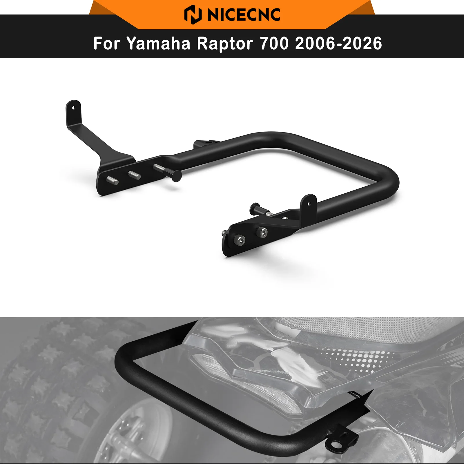 nicecnc-pour-yamaha-raptor-700-2006-2026-atv-barre-de-protection-arriere-pour-yamaha-raptor-700r-raptor-700r-se-q235-en-acier-carbone