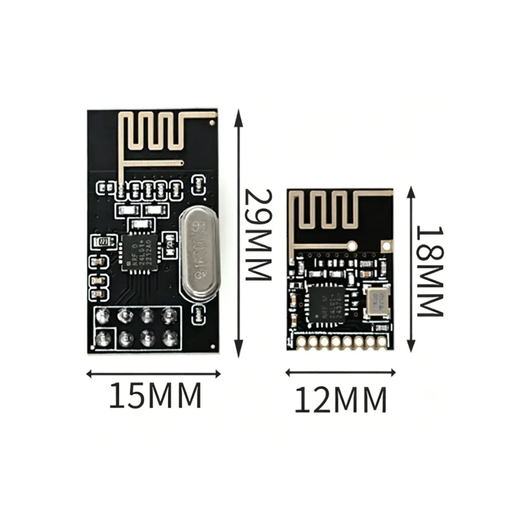 1-5pcs NRF24L01 2.4GHz 2Mbit/s 2.4G mini Wireless Data Transmission RF Transceiver Module Board 1.9-3.6V For Arduino DIY